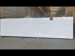 3 cm dikte Witte kwarts werkplaat Ingenieurswerkwerk kwarts countertops