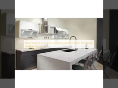 Mohs hardheid 7 kwarts keukenplatform vloertegel met video