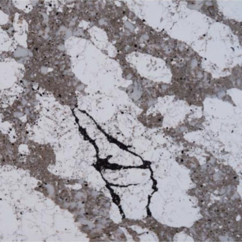 Verscheidene kleuren solide kwartstafel die eruitziet als marmer en graniet