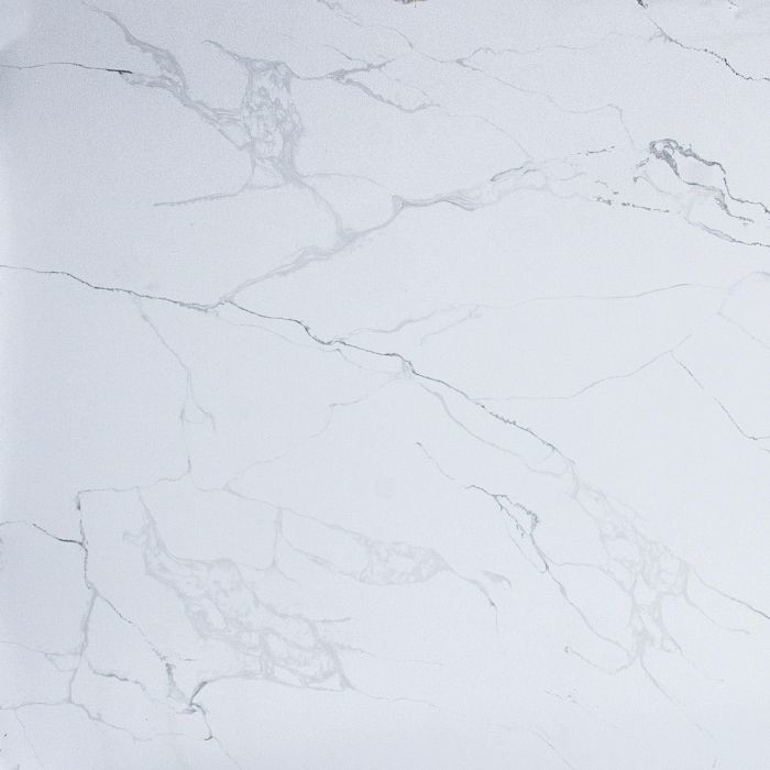 Quartz Slab Sterk bestand tegen zuur- en alkalisch korrosie Wit Calacatta Quartz