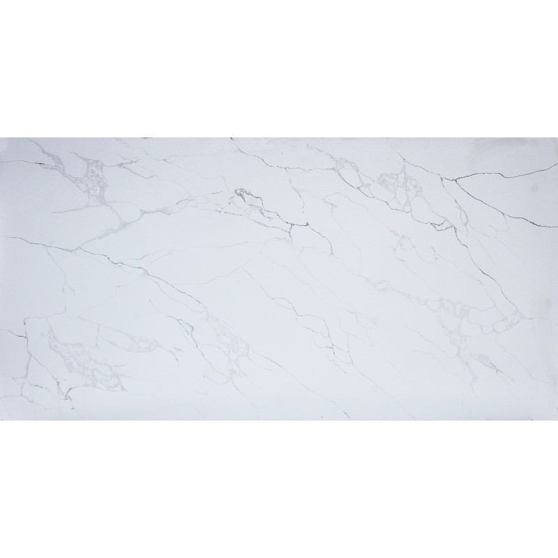 Quartz Slab Sterk bestand tegen zuur- en alkalisch korrosie Wit Calacatta Quartz