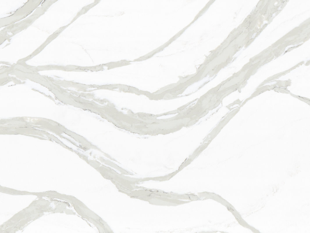 OLK7528 Favoriete Kwartsstenen Oppervlakken voor Aannemers en Groothandels in Natuursteenstijl 'Big Wave'