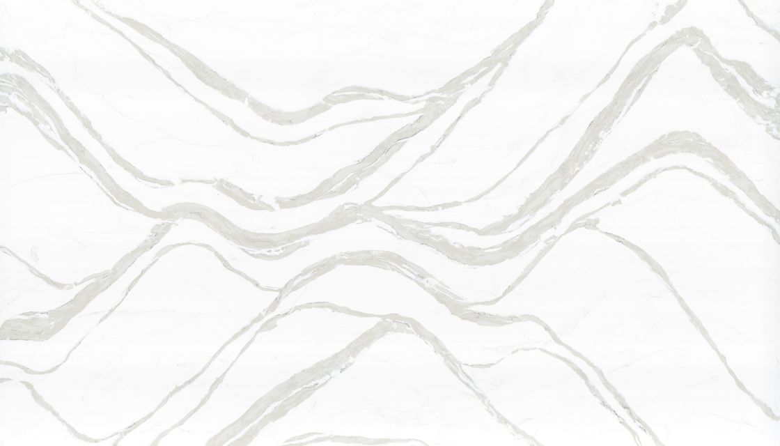 OLK7528 Favoriete Kwartsstenen Oppervlakken voor Aannemers en Groothandels in Natuursteenstijl 'Big Wave'