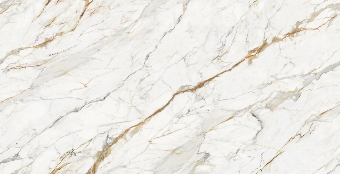 OLC510T Calacatta Gold Gedrukte Steen Favoriet van Aannemers en Groothandels HD Inkjet Print Technologie Plaat